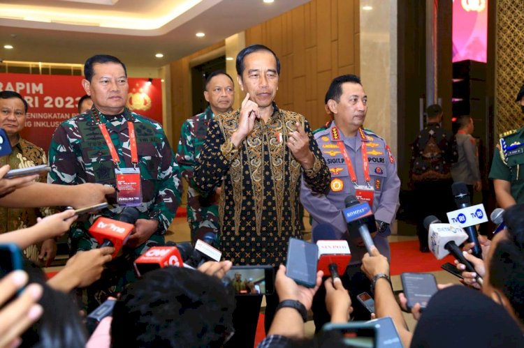 Pesan Presiden Jokowi Di Rapim TNI-Polri