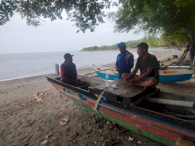 Antisipasi Cuaca Ekstrem, Ditpolairud Polda NTT Gelar Patroli Imbauan Keselamatan di Wilayah Perairan Kabupaten Kupang
