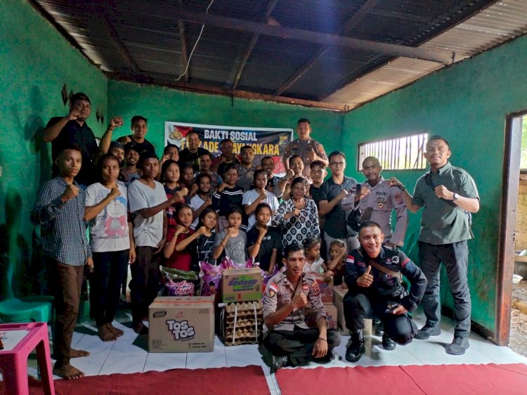 Jelang Pengabdian Satu Dekade, Angkatan Bhayangkara 2012 - 2013 Polda NTT Berbagai Kasih di Panti Asuhan Puri Bunda