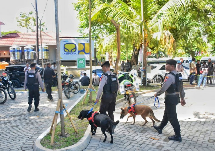 12 Ekor Anjing Pelacak K9 Ditpolsatwa Korps Sabhara Disiagakan Pada Pengamanan KTT Asean ke-42 di Labuan Bajo