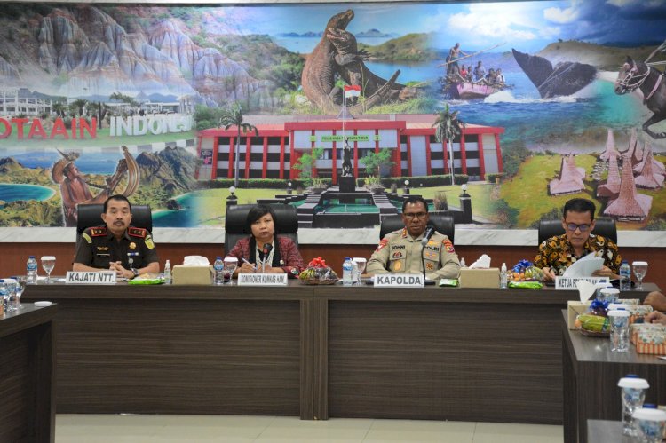 Perkuat Strategi Pencegahan dan Penanganan TPPO, Aparat Penegak Hukum di Wilayah NTT Rakor bersama Komnas HAM
