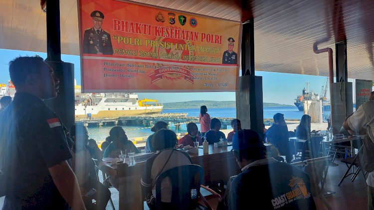 Sambut Hari Bhayangkara ke-77, Polda NTT Gelar Bakti Kesehatan di Pelabuhan Tenau Kupang