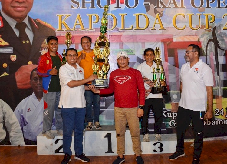 Shotokai Sikka Juara Umum Kejuaraan Karate Shoto-Kai Open Kapolda NTT Cup 2023