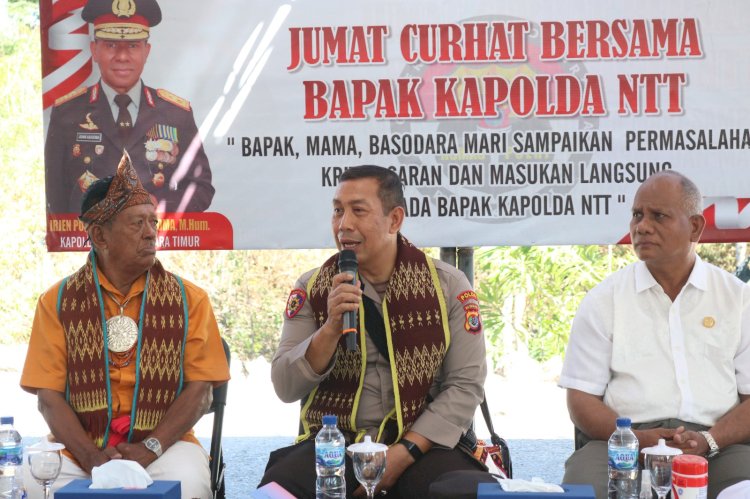 Irwasda Polda NTT Dengar Curhatan Masyarakat Bolok Kabupaten Kupang