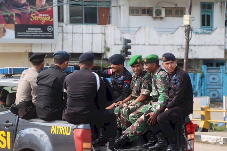 Peringatan Hari Buruh Kondusif, TNI-Polri Sumba Barat Laksanakan Patroli Gabungan