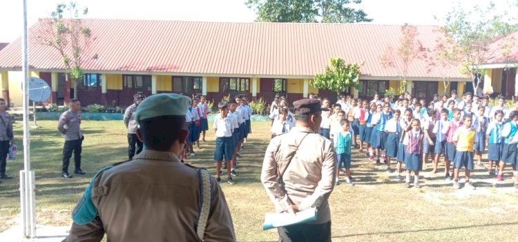 Sampaikan Imbauan Terkait Kenakalan Remaja, Tim Ops Bina Kusuma Turangga 2023 Sambangi Siswa SMP
