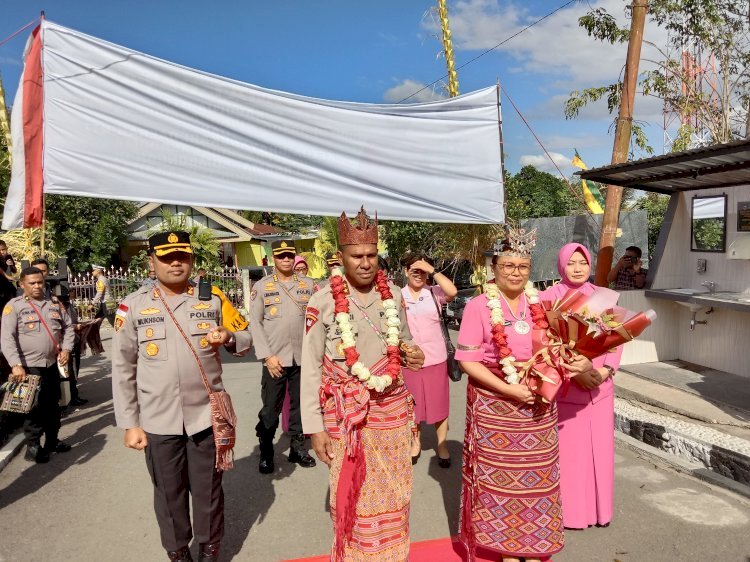Kapolda NTT dan Ketua Bhayangkari Daerah Kunjungan Kerja di Polres TTU