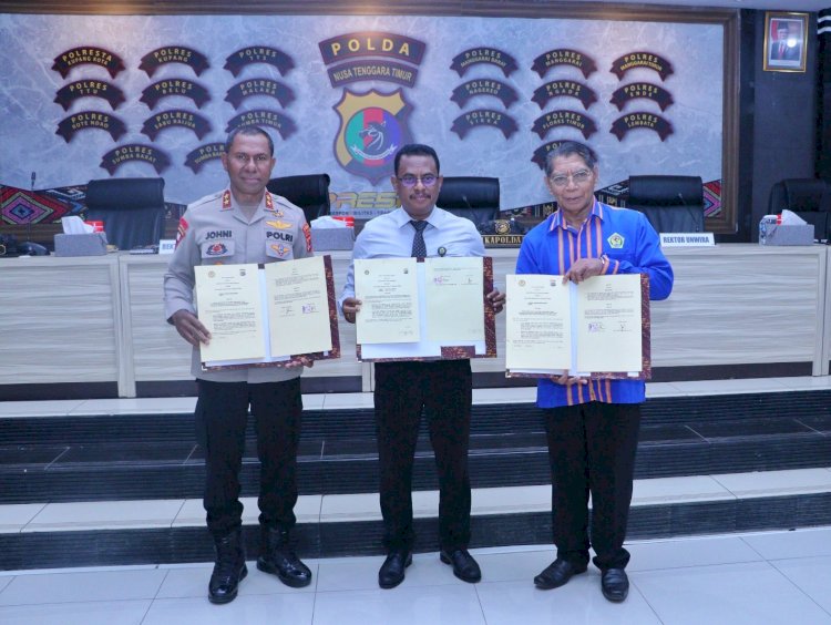 Polda NTT Perkuat Sinergi dengan Dua Universitas Ternama di Kota Kupang