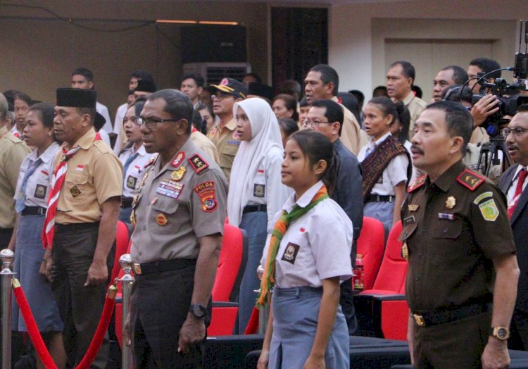 Kapolda NTT Hadiri acara Pidato Pembangunan Gubernur Nusa Tenggara Timur dalam Rangka Peringatan HUT ke-78 Kemerdekaan RI