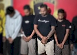 Ancam warga dengan senjata tajam, 4 pemuda di Kota Kupang dibekuk saat mabuk miras