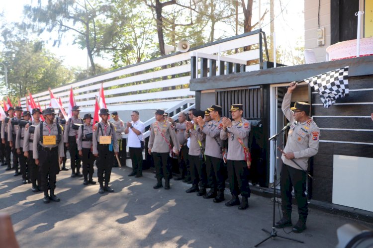 Lepas Peserta Pembaretan, Kapolda NTT Dorong Semangat dan Loyalitas Bintara Remaja Angkatan 49