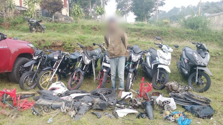 Polisi Berhasil Ungkap Pencurian Sepeda Motor Terbesar di Kabupaten Manggarai Barat