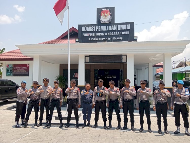 Personel Provost Polda NTT Tingkatkan Pengecekan dan Disiplin dalam Satgas Propam Operasi Mantap Brata