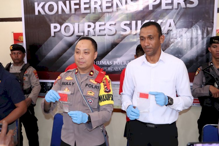 Polres Sikka Berhasil Ungkap Kasus Penyalahgunaan Narkotika dan Mengamankan Terduga Pelaku