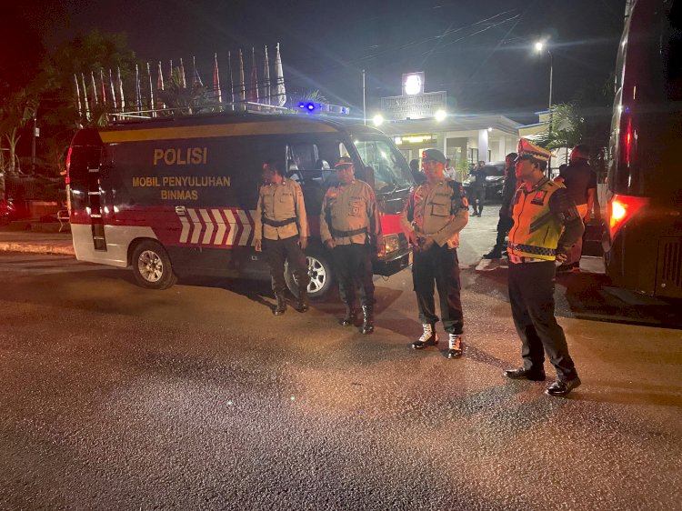 Siap Amankan Pemilu 2024 : Tim Patroli Gabungan OMB Rutin Jaga Kamtibmas Malam Hari di Kota Kupang