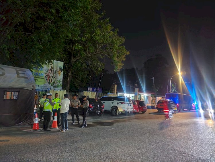Jaga Kondisi Kamtibmas Yang Kondusif, Tim Gabungan OMB Turangga Gelar Patroli Cipkon di Kota Kupang