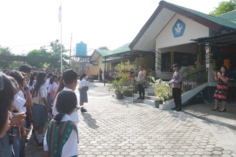 Safari Kamtibmas Kapolda NTT di SMA Negeri 7 Kota Kupang: Membangun Inspirasi dan Semangat Masa Depan