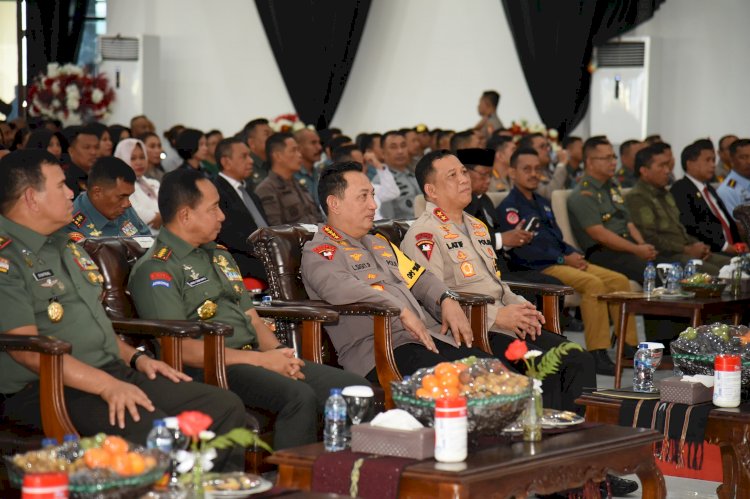 Kapolri dan Panglima TNI Saksikan Deklarasi Pemilu Damai 2024