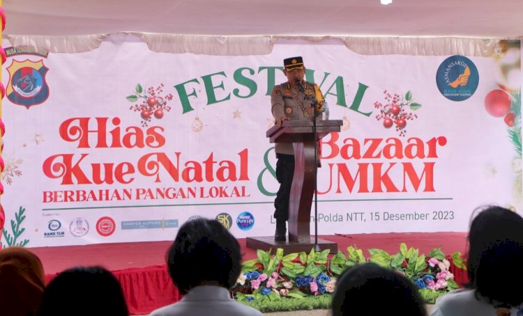 Festival Kue Natal 2023: Kolaborasi Polda NTT dan Alumni SMANSA Kupang