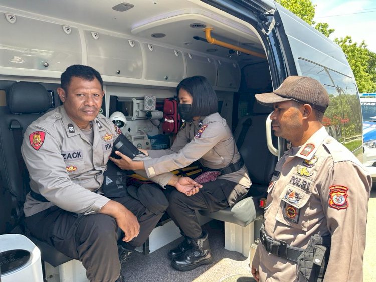 Satgas Dokkes Sinergikan Patroli dan Pelayanan Kesehatan demi Pemilu Aman dan Sehat