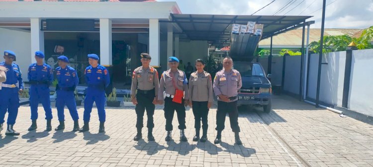 Patroli Subsatgas Propam OMB Turangga: Peningkatan Keamanan di Kantor Bawaslu dan KPU Provinsi NTT
