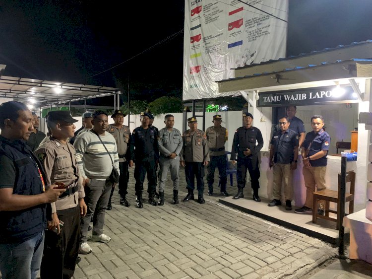 Personel Gabungan Satgas OMB Turangga Berperan Aktif dalam Menjaga Keamanan Pemilu 2024 di Kota Kupang