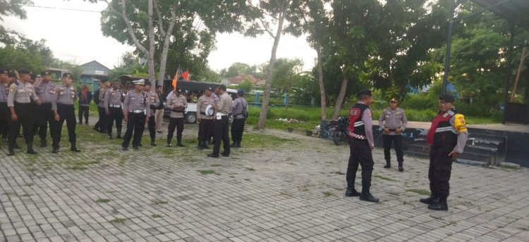 Satgas Operasi Mantap Brata Turangga Amankan Kegiatan Kampanye Partai di Kota Kupang
