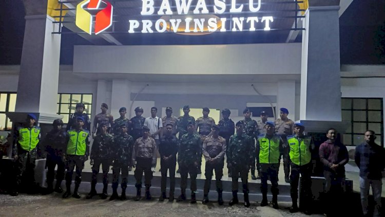 Patroli Gabungan TNI-POLRI dan Pemerintah Provinsi NTT: Menjaga Keamanan Kota Kupang Menuju Pemilu 2024