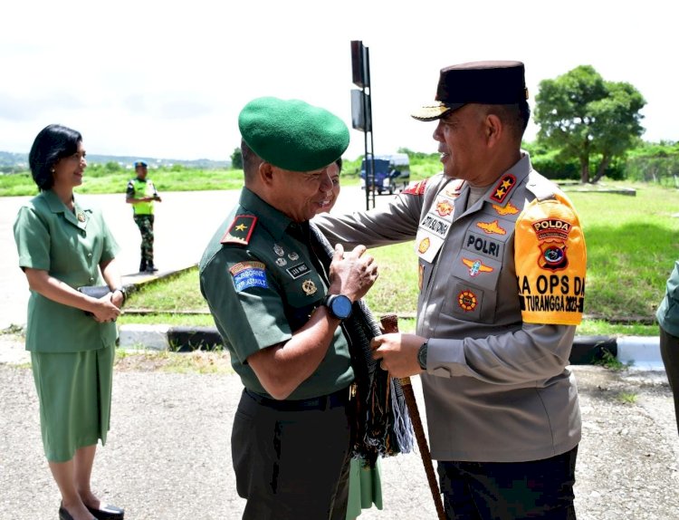 Sambutan Hangat Kapolda NTT kepada Danrem 161/Wira Sakti: Memperkuat Sinergi Antara Kepolisian dan TNI