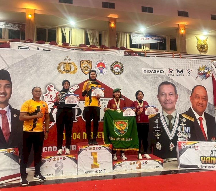 Polwan Polda NTT Raih Medali Perunggu di Kejuaraan Nasional Taekwondo Piala Kapolri Cup V 2024