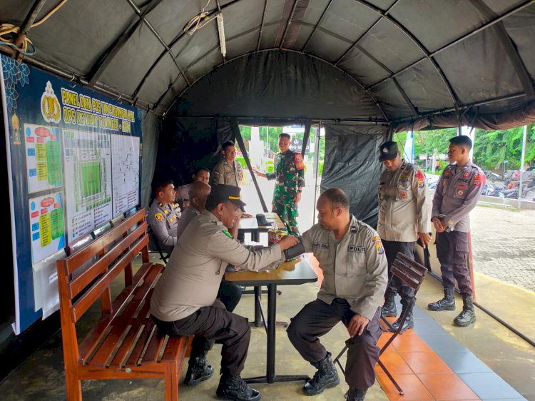 Subsatgas Dokkes Berikan Pelayanan Kesehatan kepada Personel Ops Ketupat Turangga 2024 di Kota Kupang