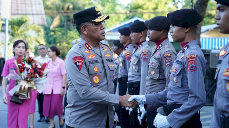 Kapolda NTT Kunjungi Polres Sumba Timur untuk Tinjau Kesiapan Pilkada