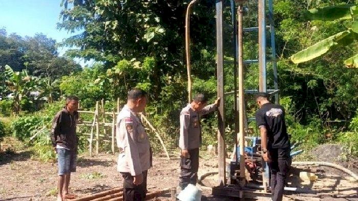 Kapolda NTT Salurkan Bantuan Sumur Bor untuk Masyarakat Tubuhue