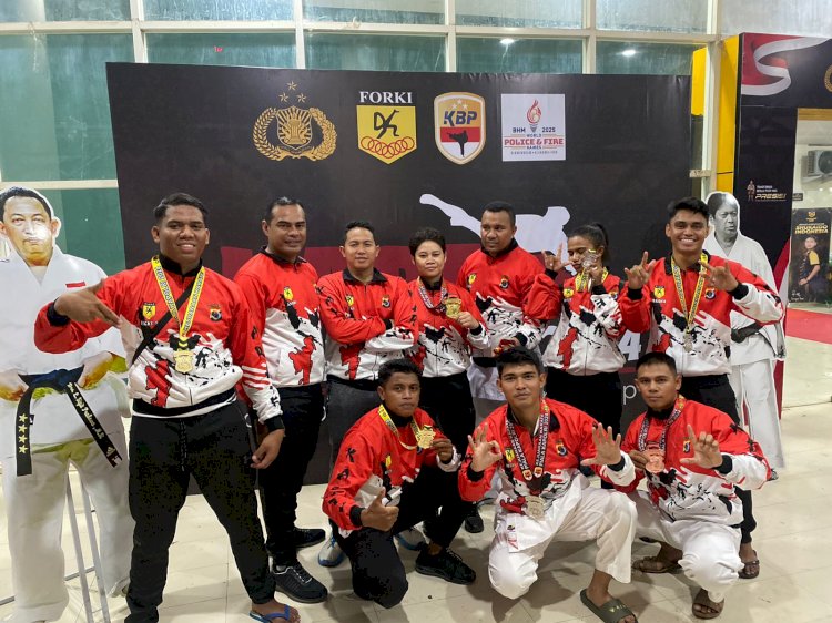 Kontingen Polda NTT Raih Peringkat 9 di Kejuaraan Nasional Kapolri Cup 2024