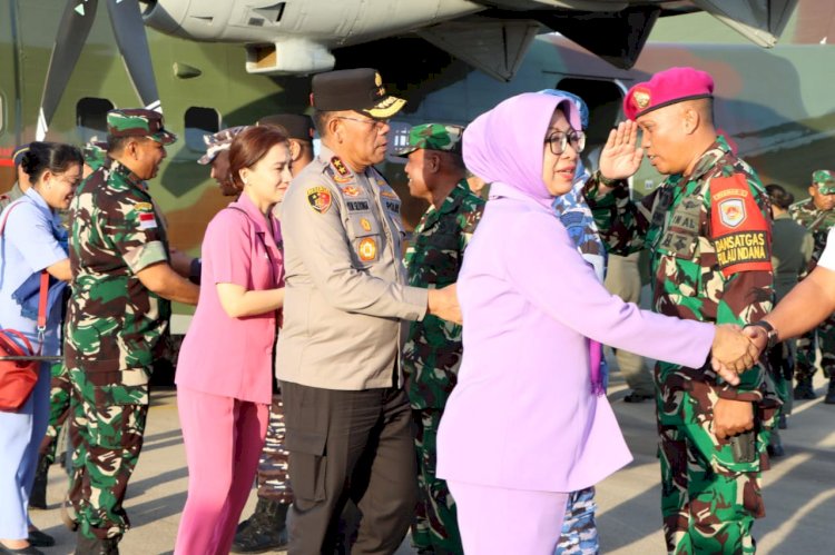 Kapolda NTT Dampingi Pangkogabwilhan II dalam Kunjungan Kerja ke Rote Ndao