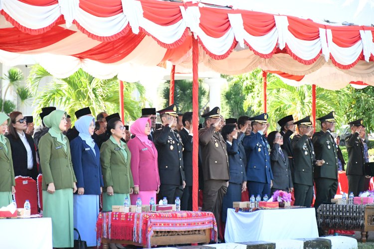 Karo SDM Polda NTT Hadiri Upacara Peringatan Hari Pahlawan Ke-79 Tahun 2024 Tingkat Provinsi