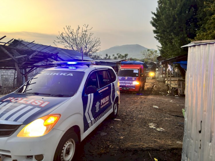 Polres Sikka Pastikan Logistik Pilkada Aman hingga Kepulauan