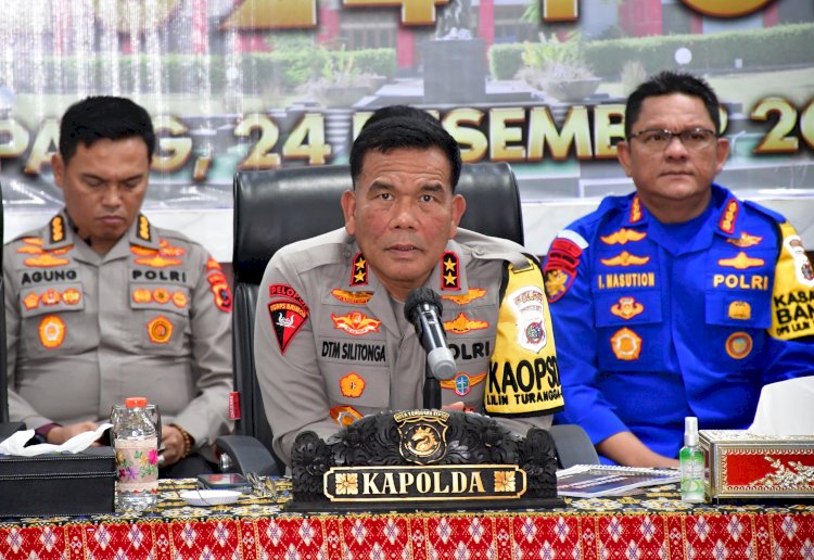 Kapolda Paparkan Capaian dan Evaluasi Kinerja Polda NTT Tahun 2024 dalam Press Release Akhir Tahun