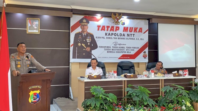 Kapolda NTT Apresiasi Masyarakat Belu atas Kelancaran Pemilu dan Pilkada Serentak 2024