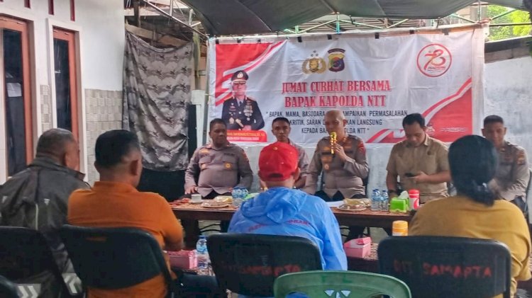 Jumat Curhat Polda NTT: Warga Keluhkan Judi Sabung Ayam dan Miras, Polisi Siap Tindaklanjuti