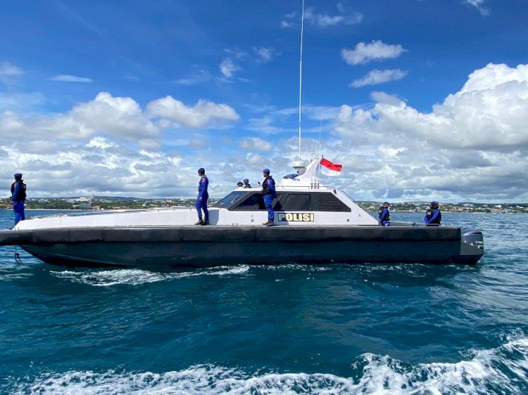 Patroli Laut Subsatgas Polairud Polda NTT Pastikan Situasi Aman Saat Kunjungan RI-2