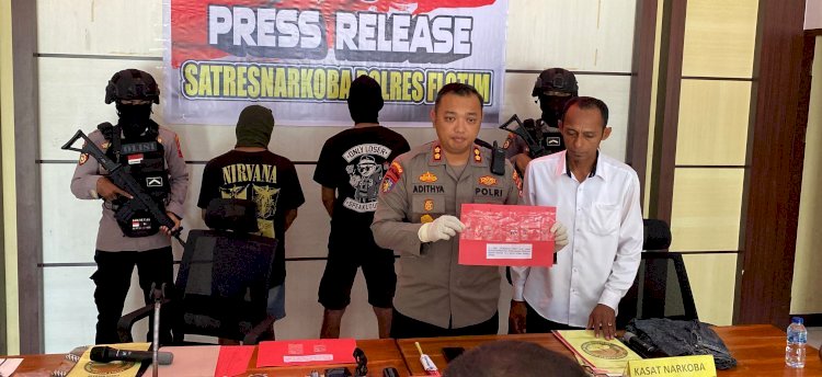 Bawa Sabu dari Kalimantan, Pemuda di Flores Timur Ditangkap Satres Narkoba Polres Flotim