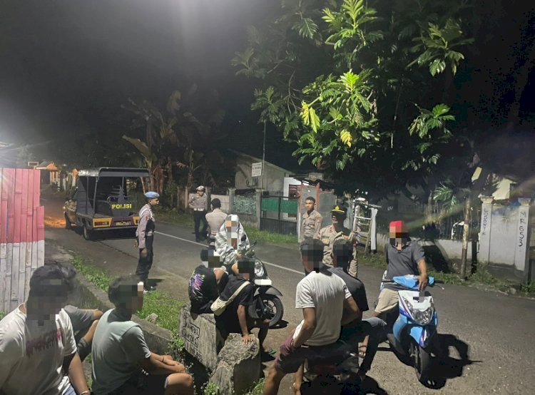 Polres Alor Intensifkan Patroli Malam, Sasar Titik Rawan Premanisme dan Gangguan Kamtibmas
