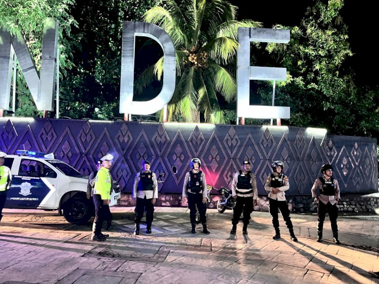 Polres Ende Gencarkan Patroli Malam, Cegah Premanisme dan Balap Liar yang Resahkan Warga
