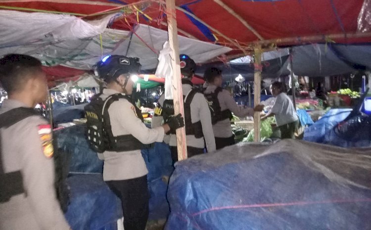 Polres Belu Gencarkan Patroli Malam, Cegah Premanisme dan Berikan Rasa Aman kepada Warga