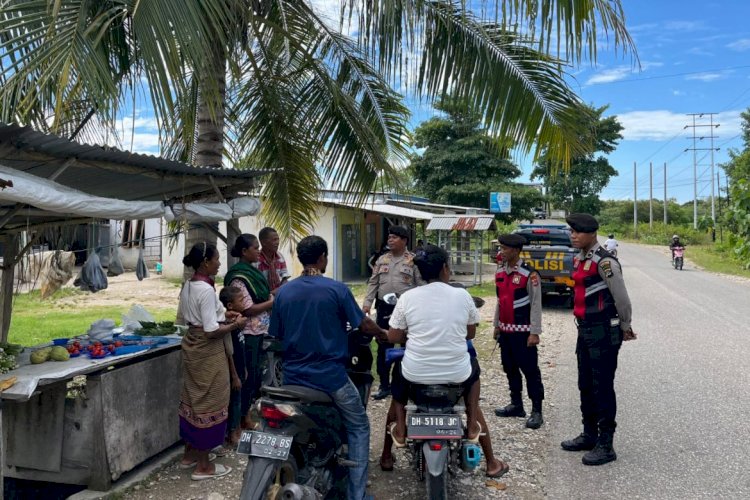 Polres Malaka Gencar Patroli, Warga Dihimbau Waspadai Aksi Premanisme