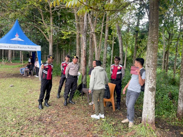 Cegah Premanisme, Polres Manggarai Gencarkan Patroli Dialogis di Kota Ruteng