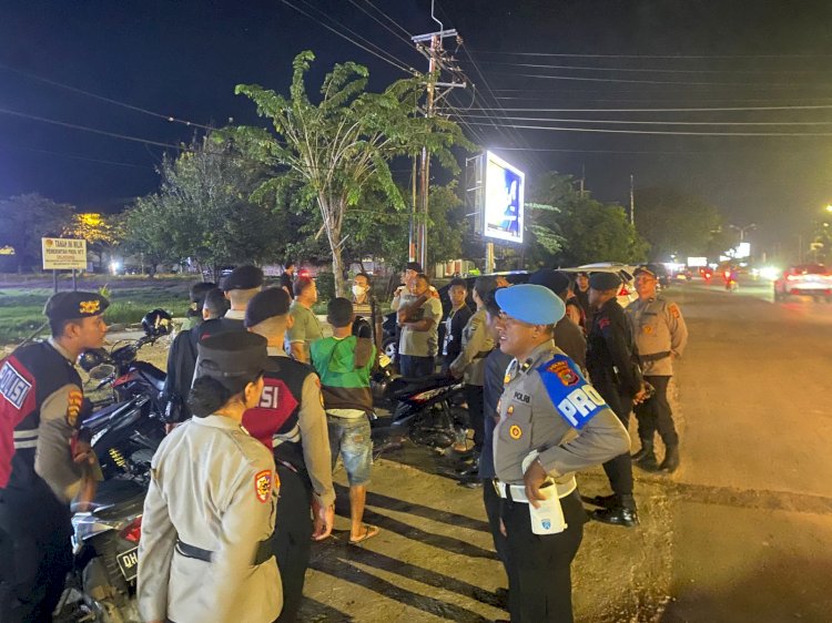 Operasi Pekat Turangga 2025, Polda NTT Gencarkan Patroli Malam Cegah Premanisme di Kota Kupang
