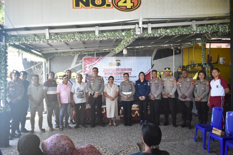 Polda NTT Gelar Jumat Curhat di Kelurahan Namosain, Warga Sampaikan Aspirasi Langsung ke Polisi