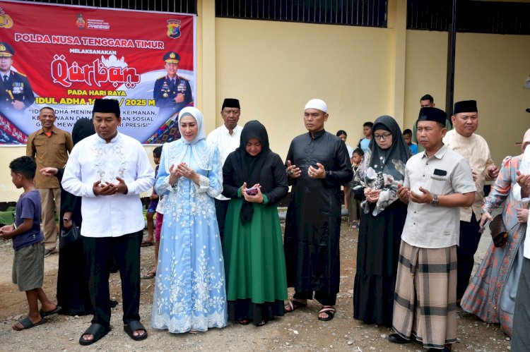 Polda NTT Kurbankan 115 Hewan Sambut Idul Adha 1446 H